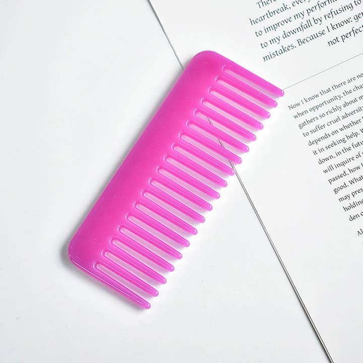 Dipped Shop - Wholesale Hair Brush/Comb - Acrylic Square Mini Portable Hair Combs DP25E68714