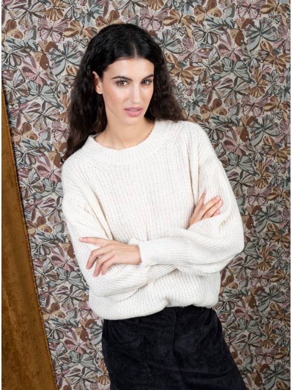 MAGLIA GIROCOLLO MANICA A SBUFFO (1287-0) per la vendita all'ingrosso da parte di Pako Litto