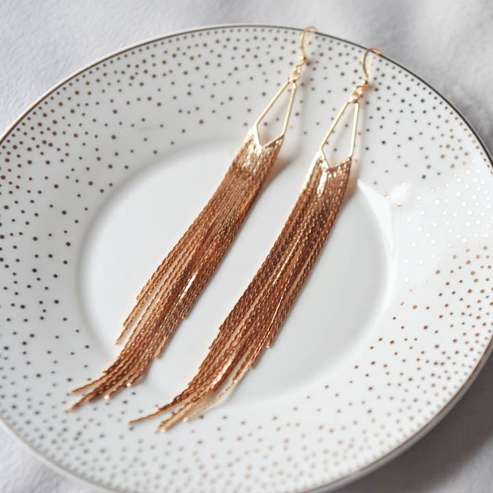Oh So Lovely - Wholesale Tassel Earrings - Showstopper Tassel Earrings