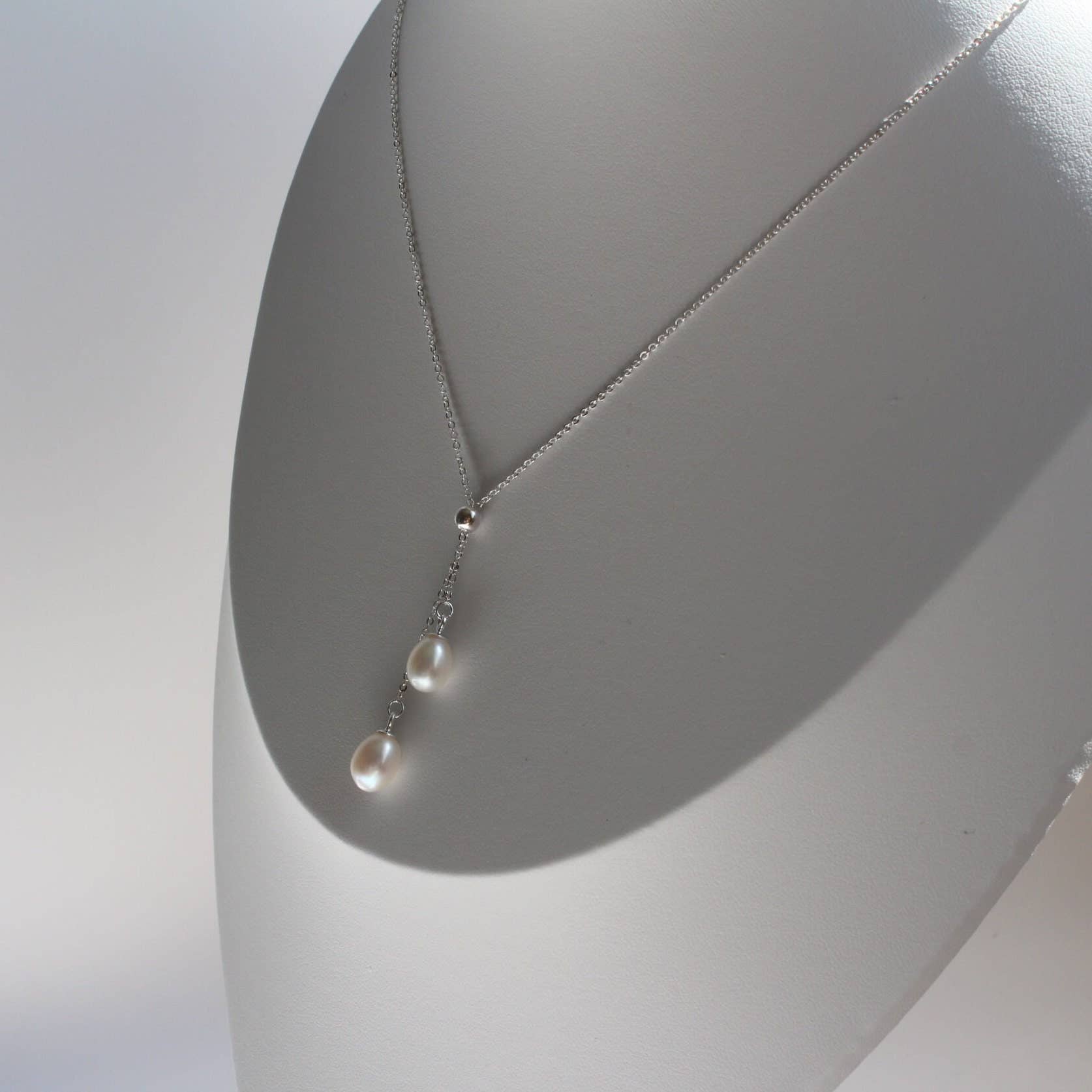 iBijoux - Venta al por mayor Collares con colgantes/abalorios - Collar colgante de perlas de agua dulce en plata de ley (1N05c)3