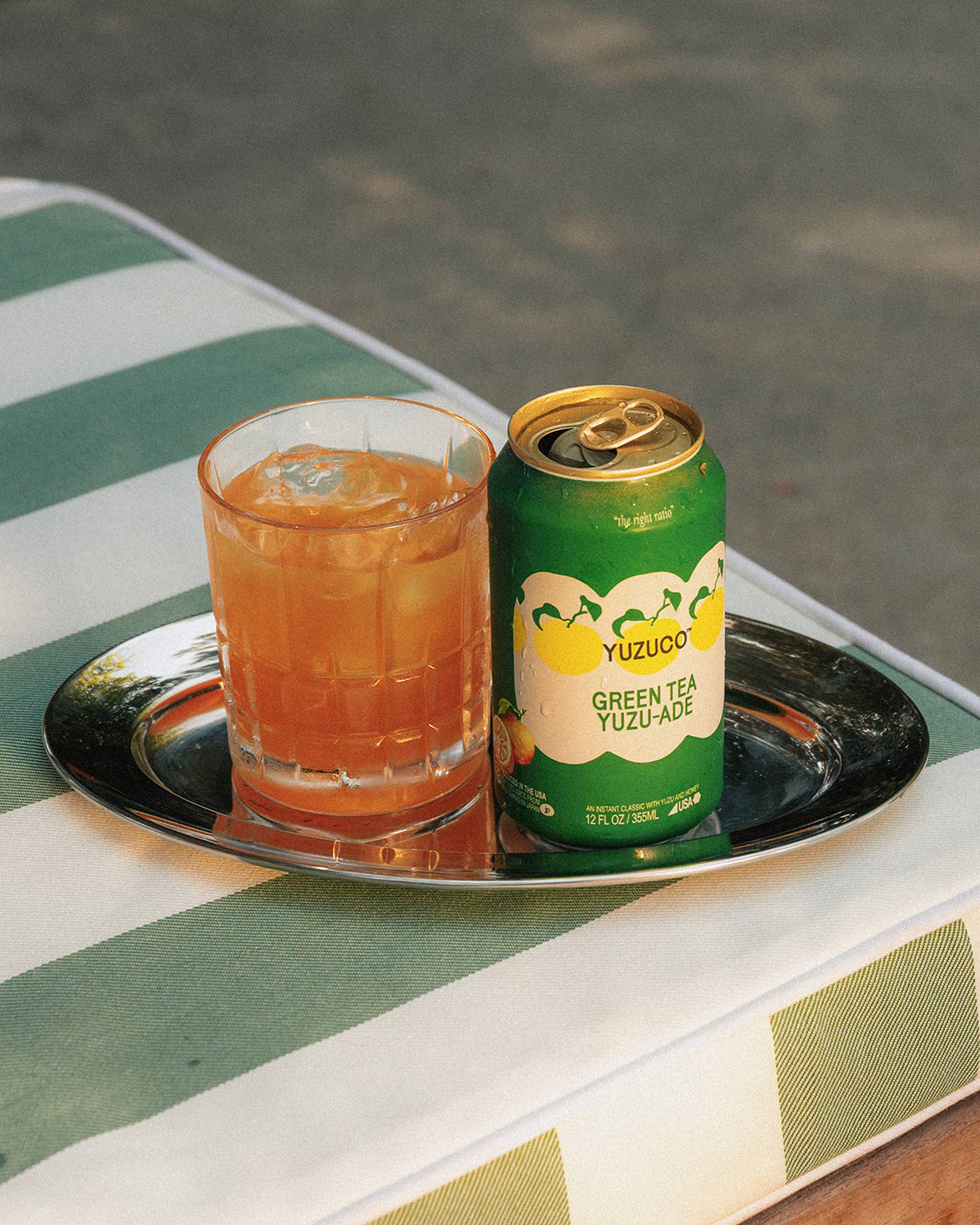 YUZUCO - Wholesale Iced Tea - Green Tea Yuzu-Ade (12oz, 12pk)1