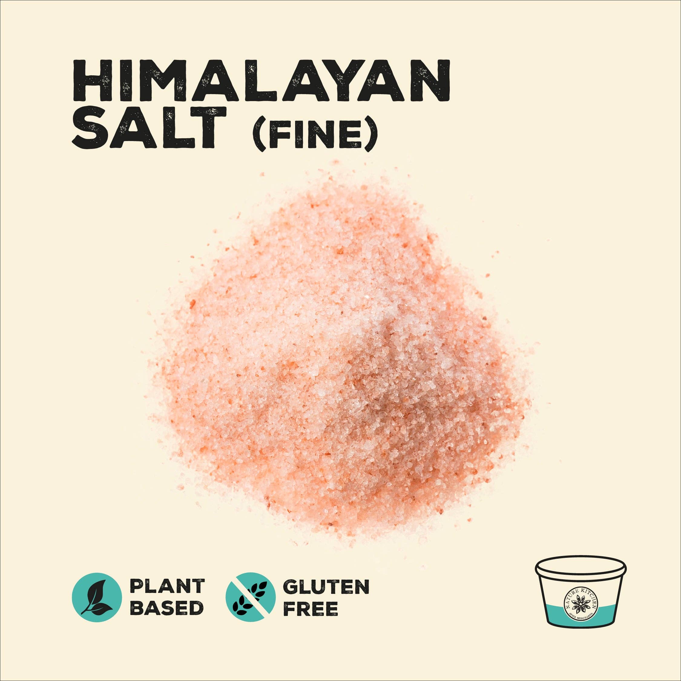 Nature Kitchen Co Ltd - Wholesale Salt - Himalayan Fine Salt 1 x 120g Pot1