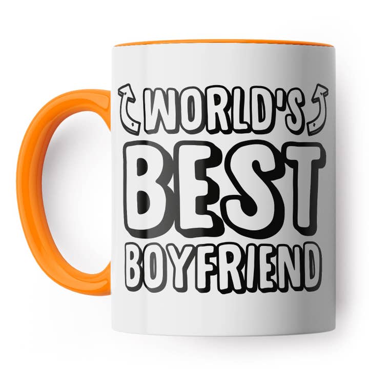 World's Best Boyfriend Mug for wholesale by Filthy Sentiments