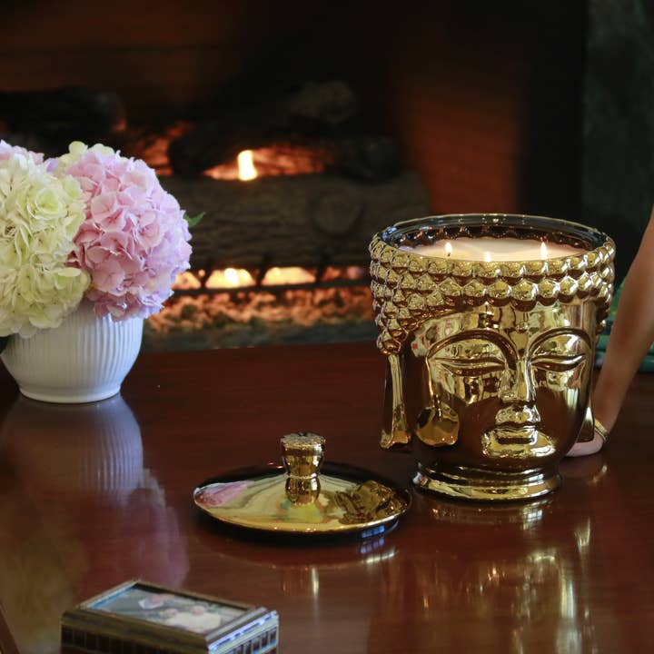 Thompson Ferrier - Wholesale Novelty Candle - Gold Grande Buddha Perfumed Candle2