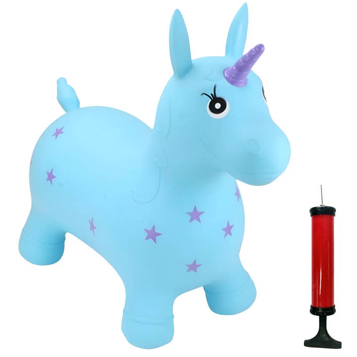 Happy Hopperz TURQUOISE UNICORN - Space Hopper for Little for wholesale by Happy Hopperz