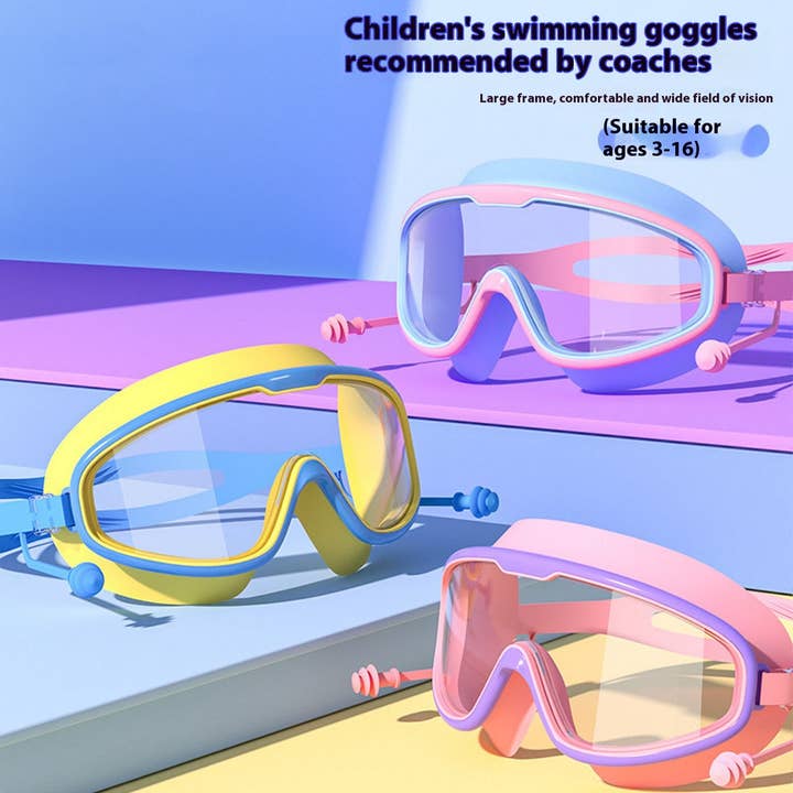 ACCITY - Wholesale Swim Goggles - Kids & Baby - Kids Anti-Fog HD Swim Goggles for Boys & Girls_CWMM6625