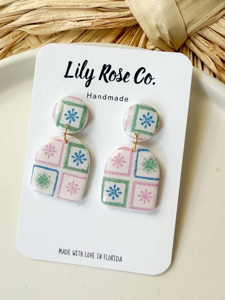 Grandmillennial Square Print for wholesale by Lily Rose Co.