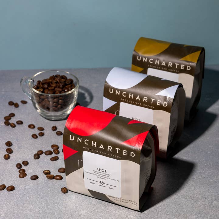 Uncharted Coffee - Wholesale Coffee Beans - Organic Whole Bean Coffee Gift Set, 3-9oz Bags3
