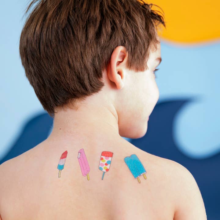 Tattly - Wholesale Temporary Tattoo - Popsicles Tattoo Pair