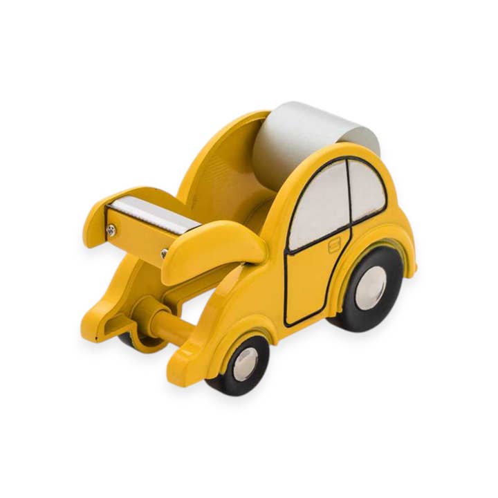 Jaune Horloge de table en forme de taxi jaune avec distributeur de ruban adhésif en vente sur Faire1