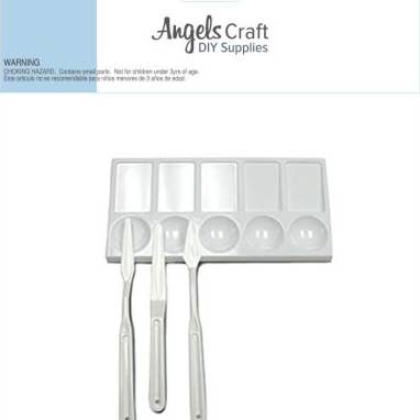 Angels Craft - Wholesale Palette/Mixing Tray - Paint Palettes, various shapes, sizes, and materials