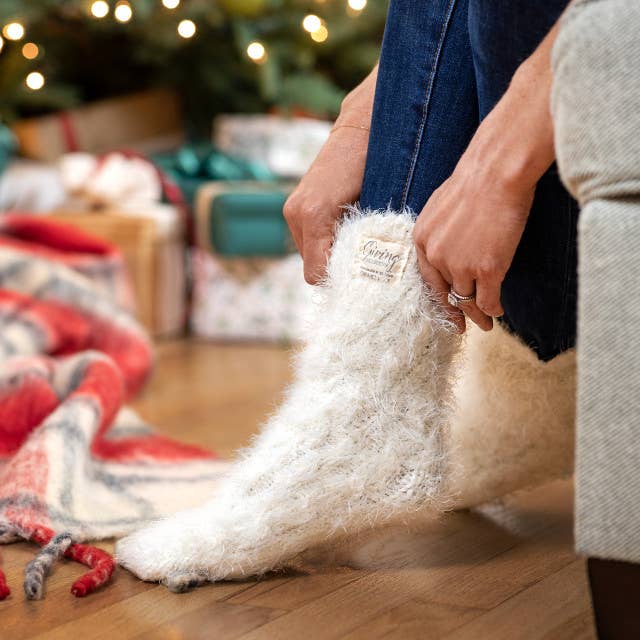 DEMDACO - Wholesale Socks - Women's - Giving Socks - Cream7