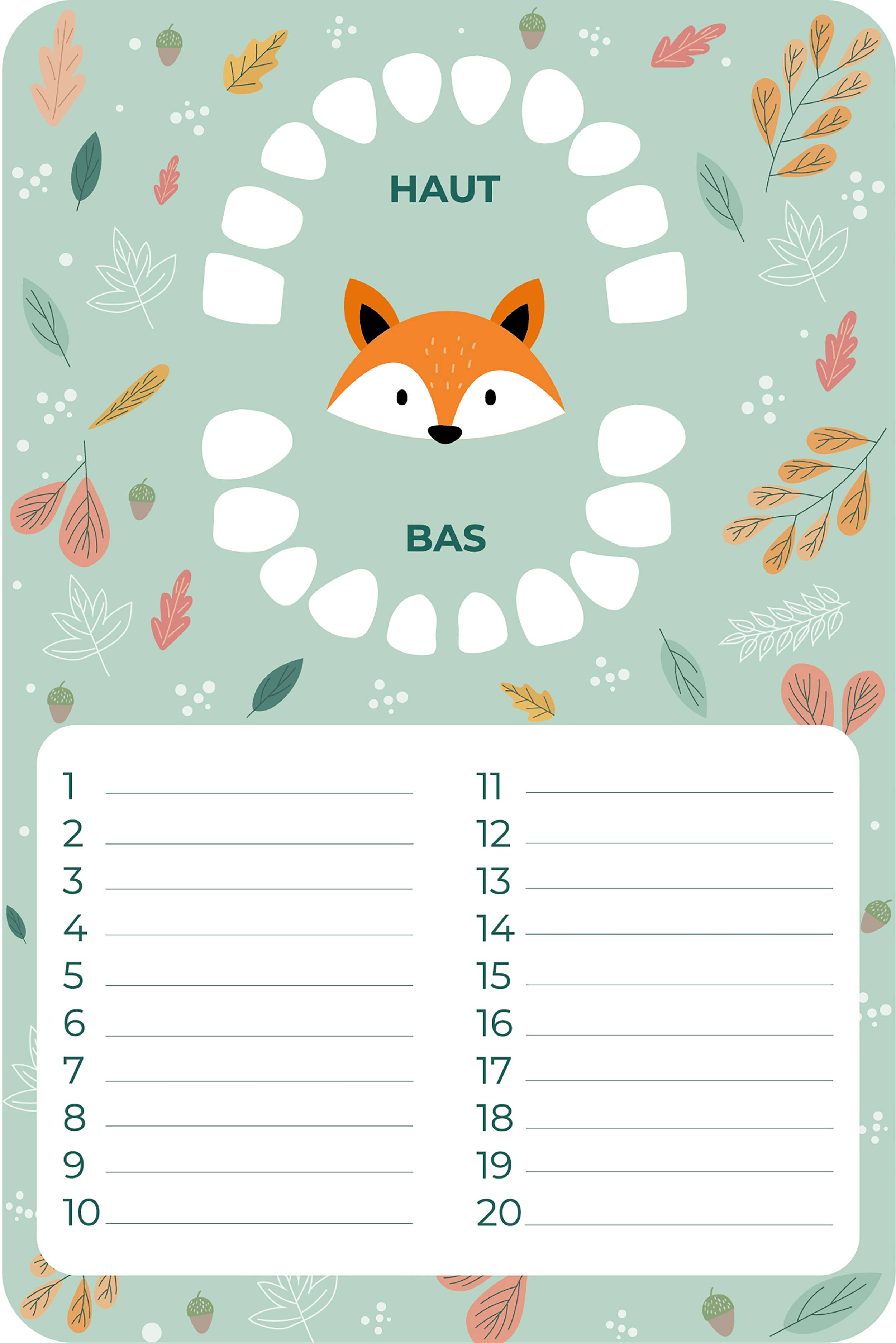 PETITS LARDONS - Wholesale Milestone Art/Keepsake - Kids & Baby - map “The little teeth of...”4