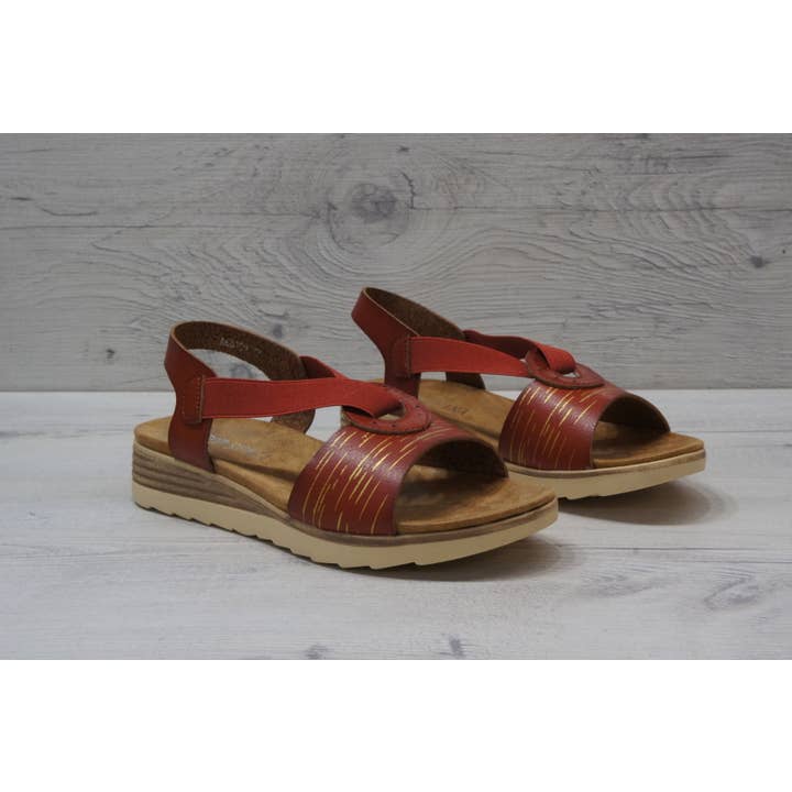 Top Staka – Engroshandel sandal - Dame – A68159 kvinders almindelig simpel cirkulær elastisk rem sandaler7