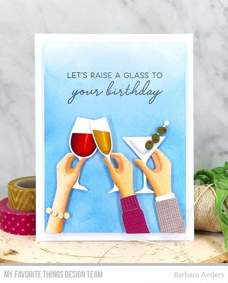 My Favorite Things - Wholesale Verjaardagskaartje - Hef een glas10