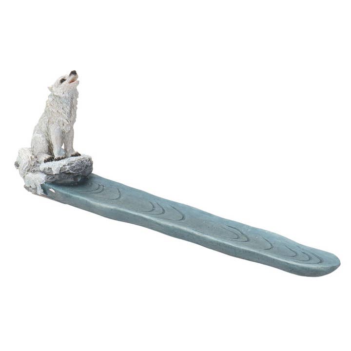 Pacific Trading - Wholesale Incense Holder - 15116 White Wolf Incense Burner C/24