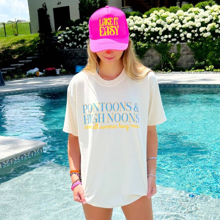 Poppy & Pine - Wholesale Screen Printed T-Shirt - Women's - Pontoons & High Noons Tee