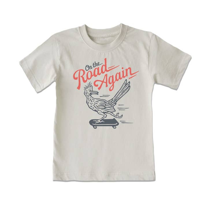 River Road Clothing Company - Wholesale Screen-printed t-shirt – Kids - On The Road Again (Youth)