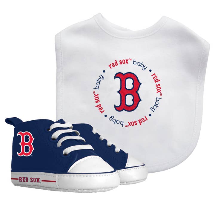 Masterpieces Puzzles - Wholesale Clothing Set - Baby - Boston Red Sox - 2-Piece Baby Gift Set