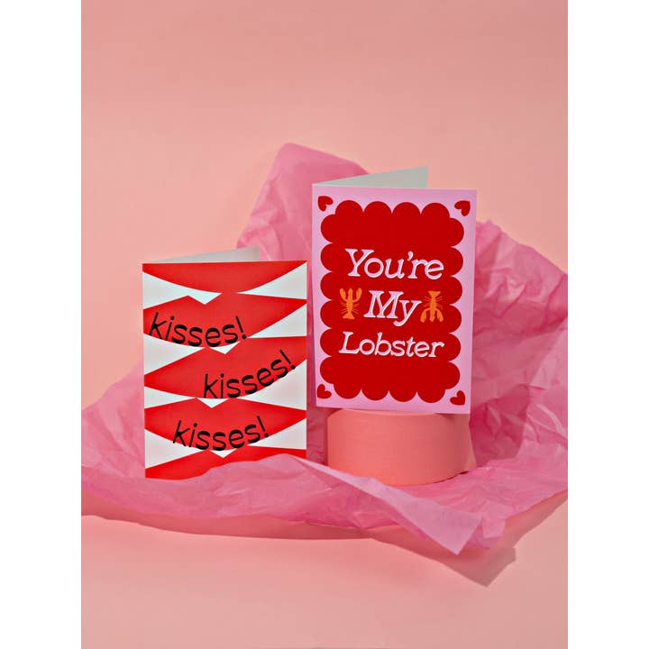 Good Thanks Paper - Wholesale Love Card - Lips Kisses Love Card3
