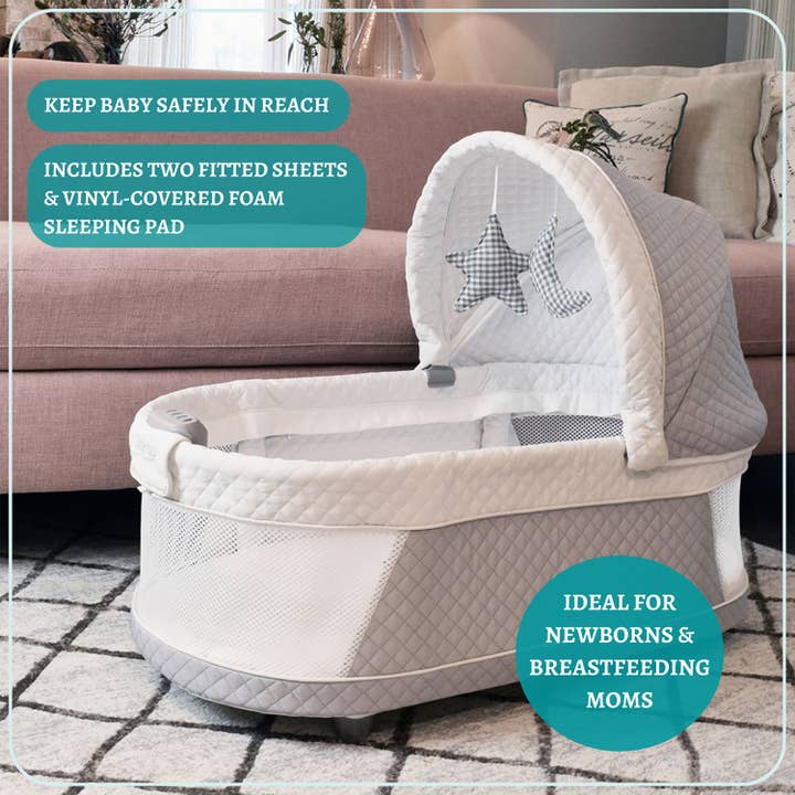 Gris clair Berceau 2 en 1 Journey en vente sur Faire8