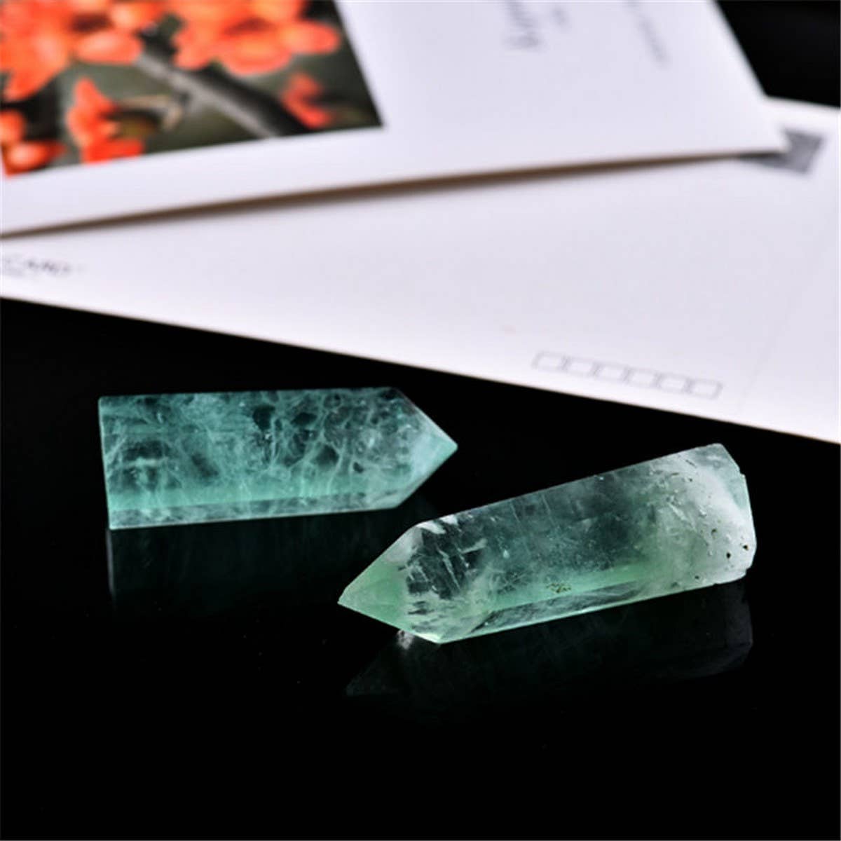 Green Fluorite Crystal Point Tower_CWMM8105 for wholesale on Faire2