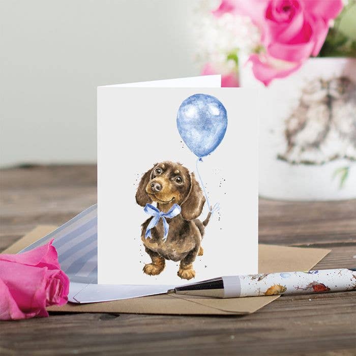 Wrendale Designs - Wholesale Everyday Greeting Card - Boy Sausage Gift Enclosure Card1