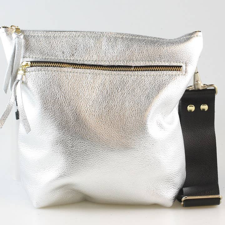 Zina Kao Exclusives - Wholesale Crossbody Bag - Women's - The Metallic Lakeshore Crossbody Bag - 3 sizes!
