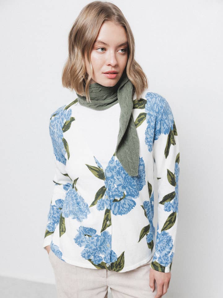 Jacquard gebreid jasje (431935-188) voor wholesale door Lanidor