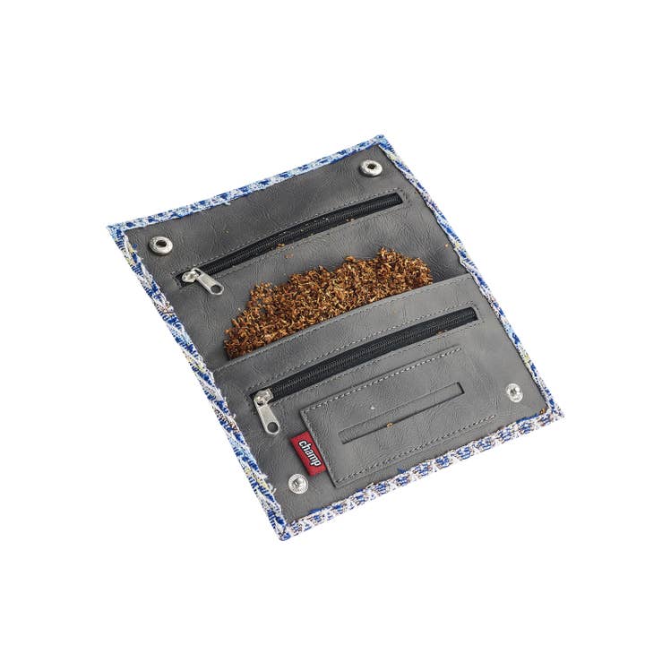 Champ by Polyflame - Wholesale Ashtray - Display of 12 colored wave tobacco pouches4