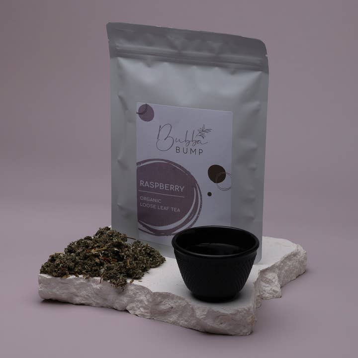 Organic Red Raspberry Leaf Tea for wholesale by Bubba Bump