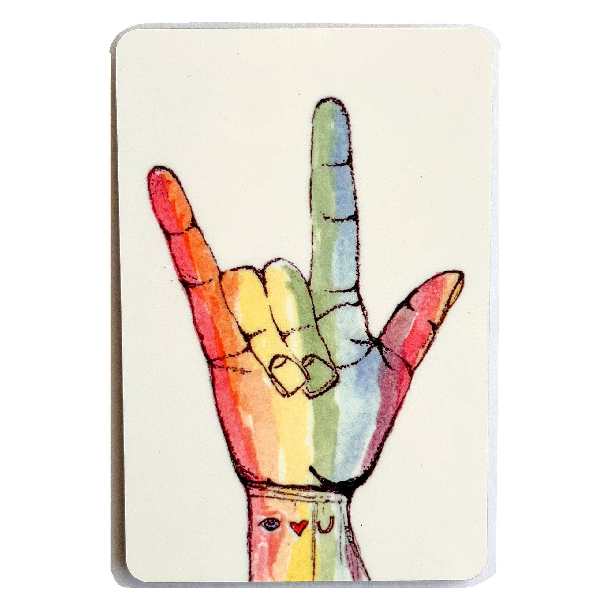 Alison E. Kurek - Wholesale Magnet - ASL American Sign Language I Love You Magnet1