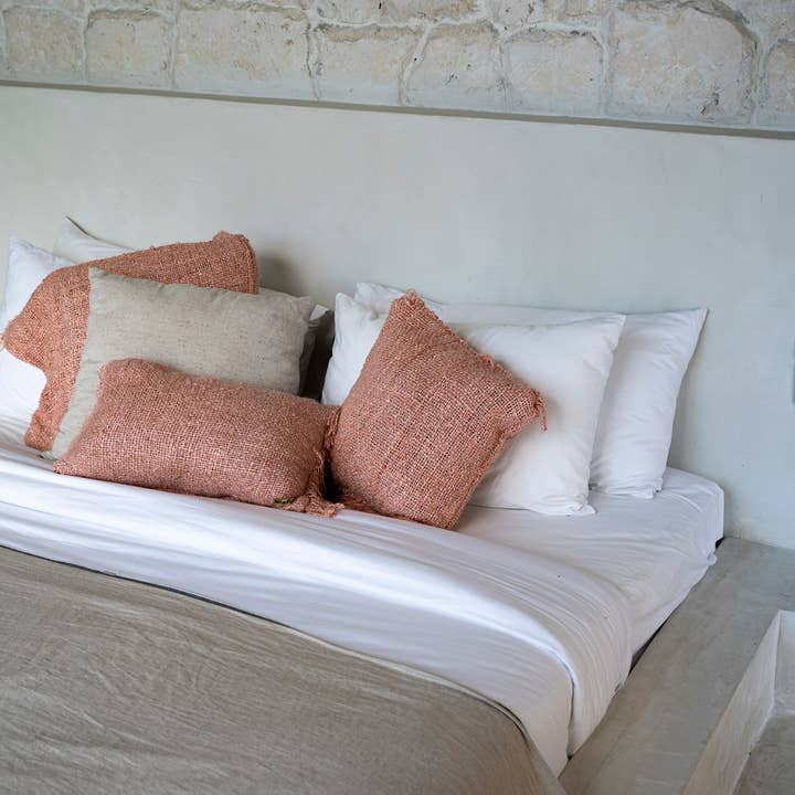 Bazar Bizar Living - Wholesale Throw Pillow Cover - The Oh My Gee Cushion Cover - Salmon Pink - 40x40