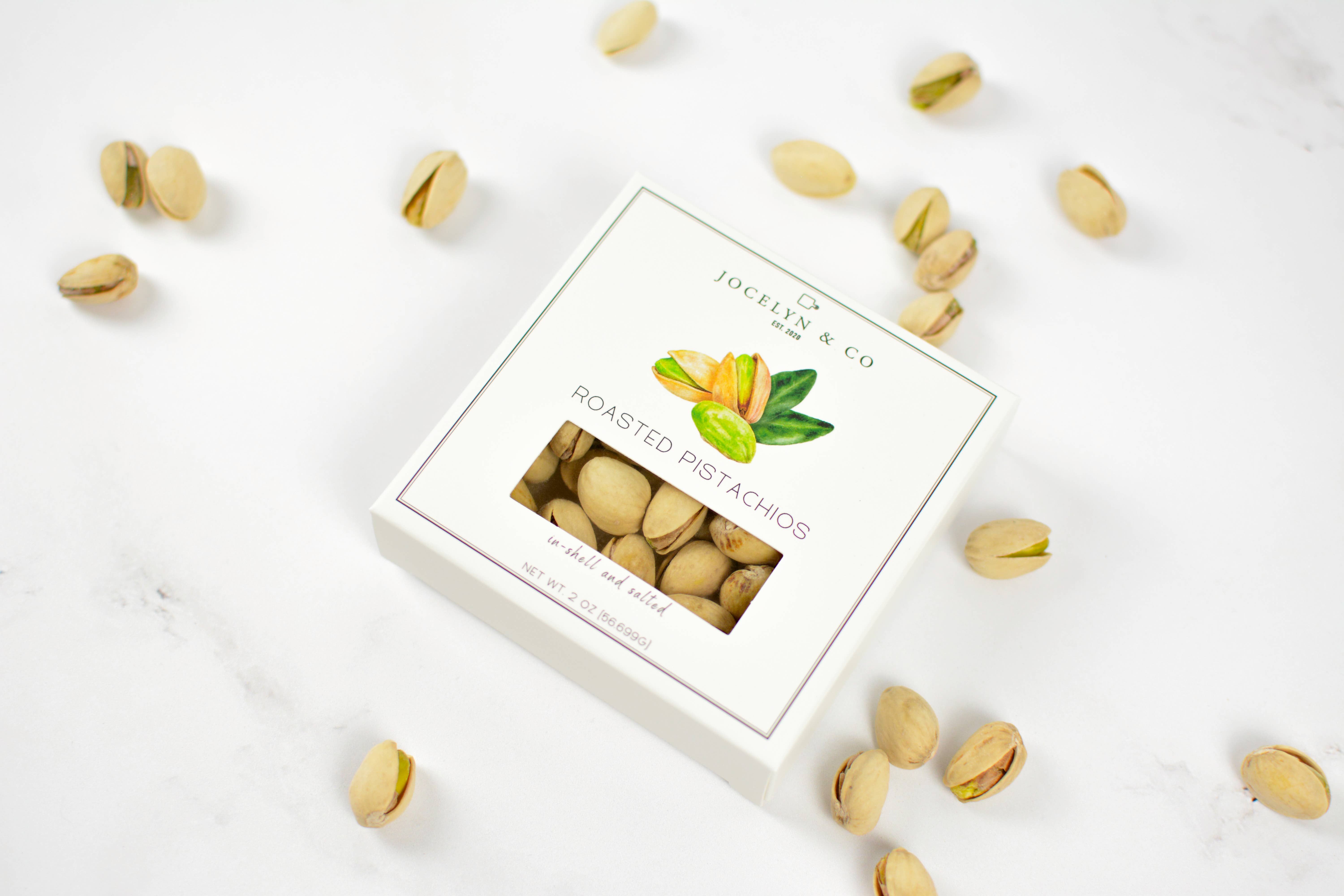Jocelyn & Co - Wholesale Nuts - Roasted Pistachios Box1