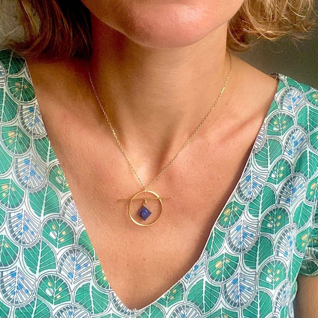 Brique d'Oreille - Wholesale Pendant/Charm Necklace - Geometric necklace with a Lego brick - Les Astucieuses31