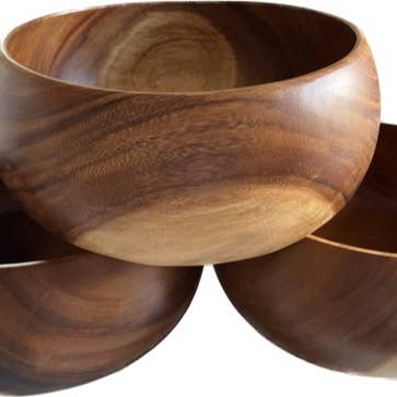 Wooden Bowl "Donut" for wholesale by Fair Together
