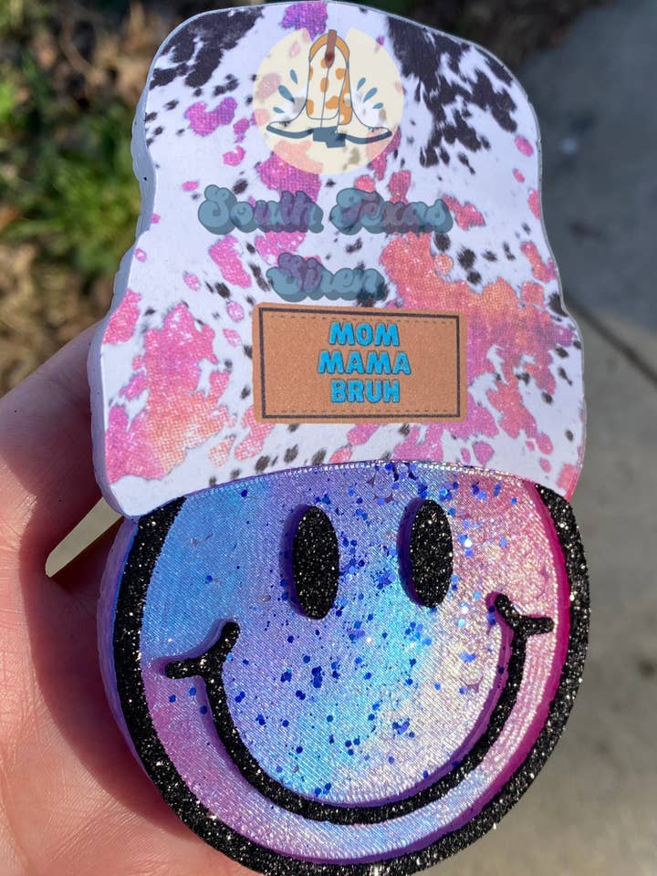 Beanie Smiley Car Freshie for wholesale by South Texas Siren