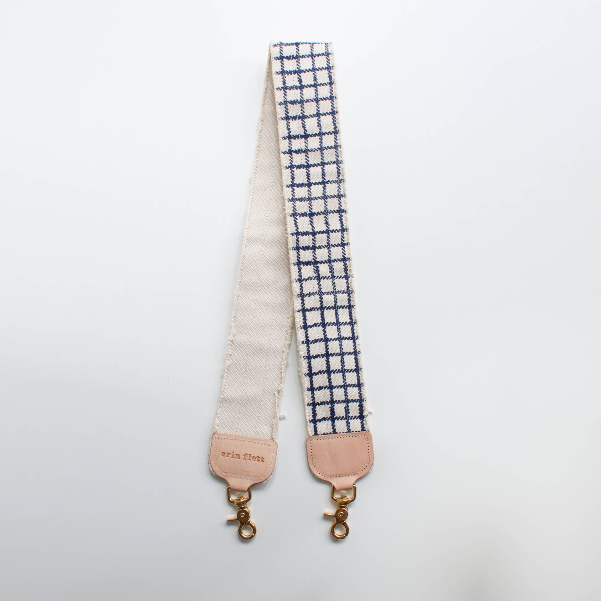 Erin Flett - Wholesale Bag Strap - Women's - Navy Plaid Bag Strap5