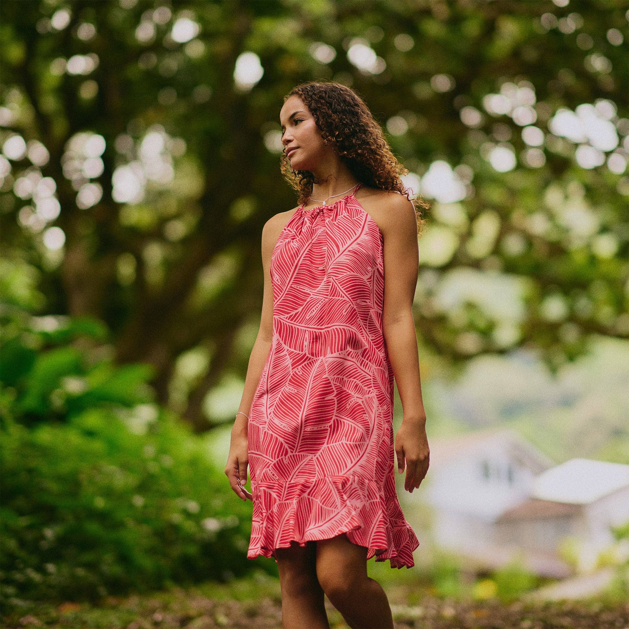 Hilo Hattie - Wholesale Dress - Women's - Banana Leaf Knee Length Dress11