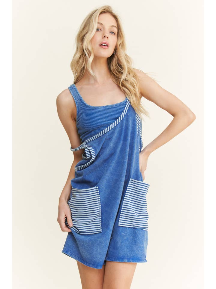 J.Her - Wholesale Tank Top - Women's - Mineral Washed Everyday Basic Tanktop HT650418