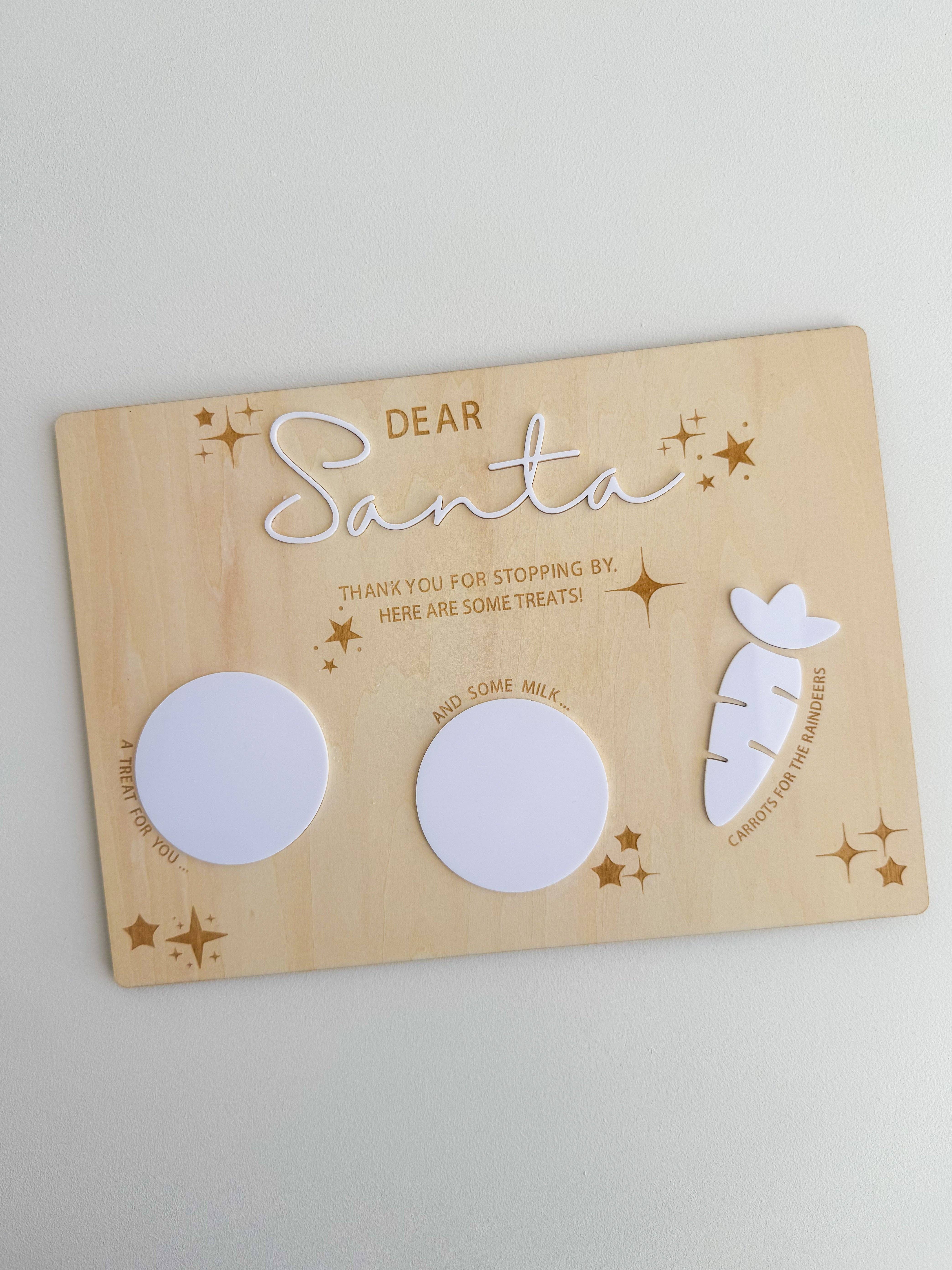 Petite + Co - Vente Décoration de Noël - CHÈRE PLANCHE À DÉGUSTER DU PÈRE NOËL1