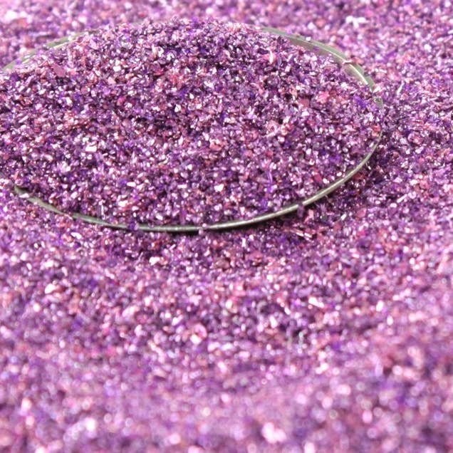 Violet Pink - German Glass Glitter - 90 Grit - Bulk Bags for wholesale by Meyer Imports
