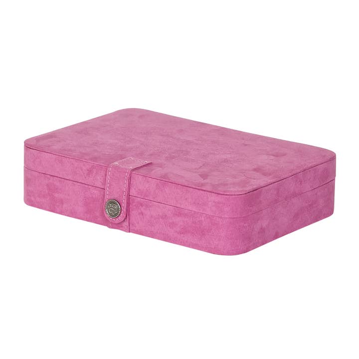 Mele and Co - Wholesale Jewelry Box/Organizer - Mele and Co Maria Plush Jewelry Box with 24 Sections