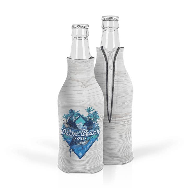 Matrix - Wholesale Beer/Wine Caddy - Customizable Scuba Foam Zippered Bottle: Sailfish Splash Pi