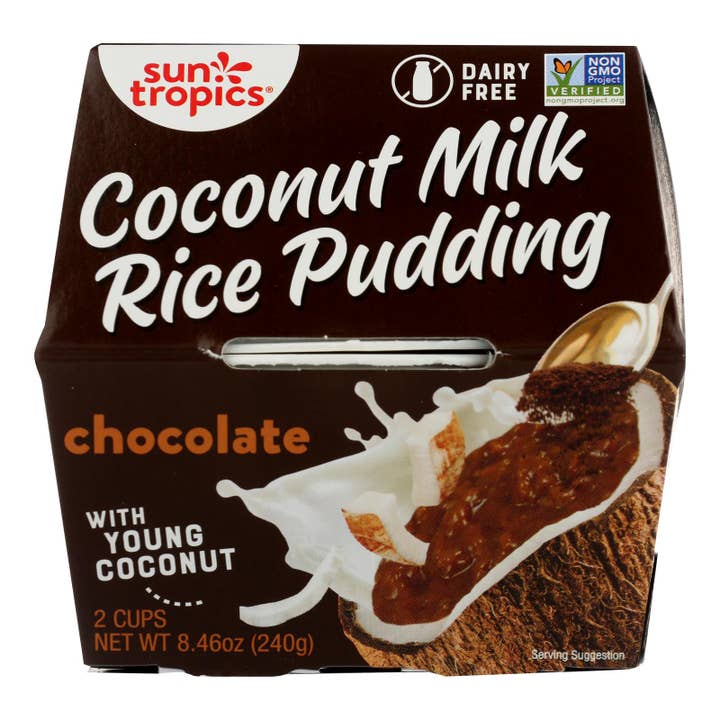 Ware Spark - Wholesale Pudding - Sun Tropics Classic Cocoa Coconut Rice Pudding - Case Of 6 - 8.46 Oz