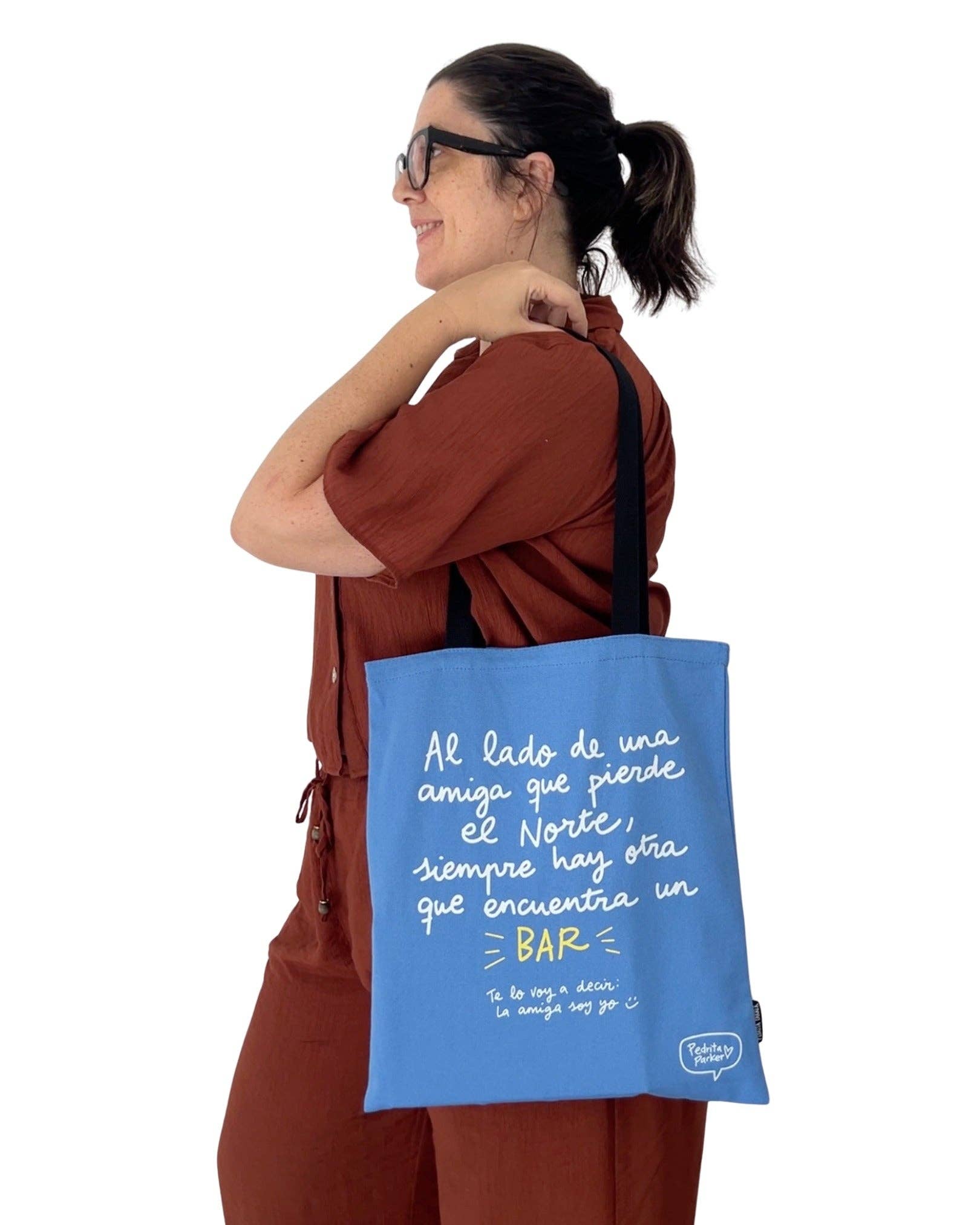 Pedrita Parker - Wholesale Tote Bag - Women's - Amigas Bar Canvas Bag1