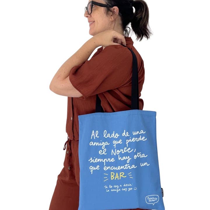 Pedrita Parker - Wholesale Tote Bag - Women's - Amigas Bar Canvas Bag1