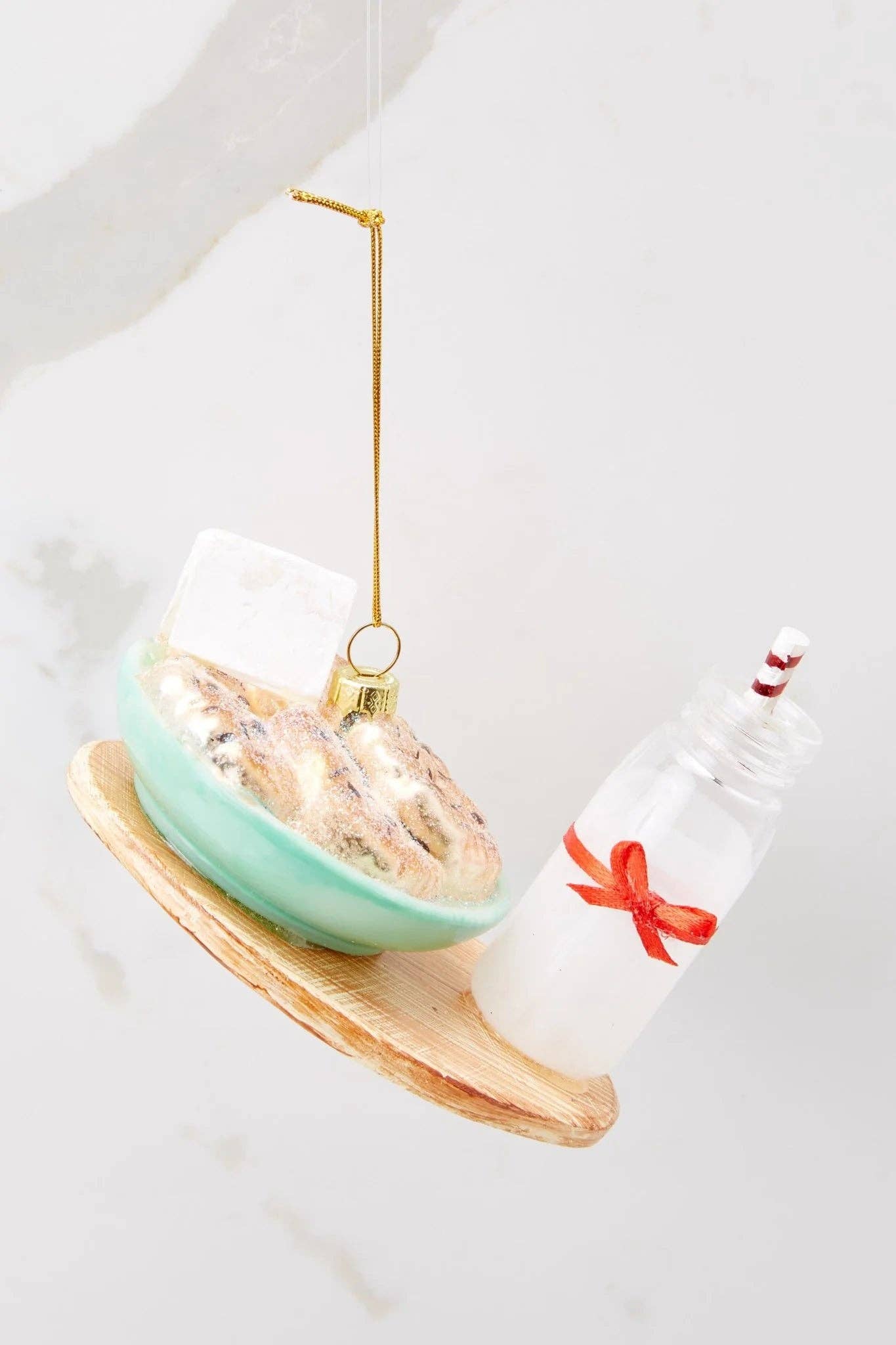 RACHEL GEORGE - Wholesale Ornament - Milk & Cookies for Santa Ornament1