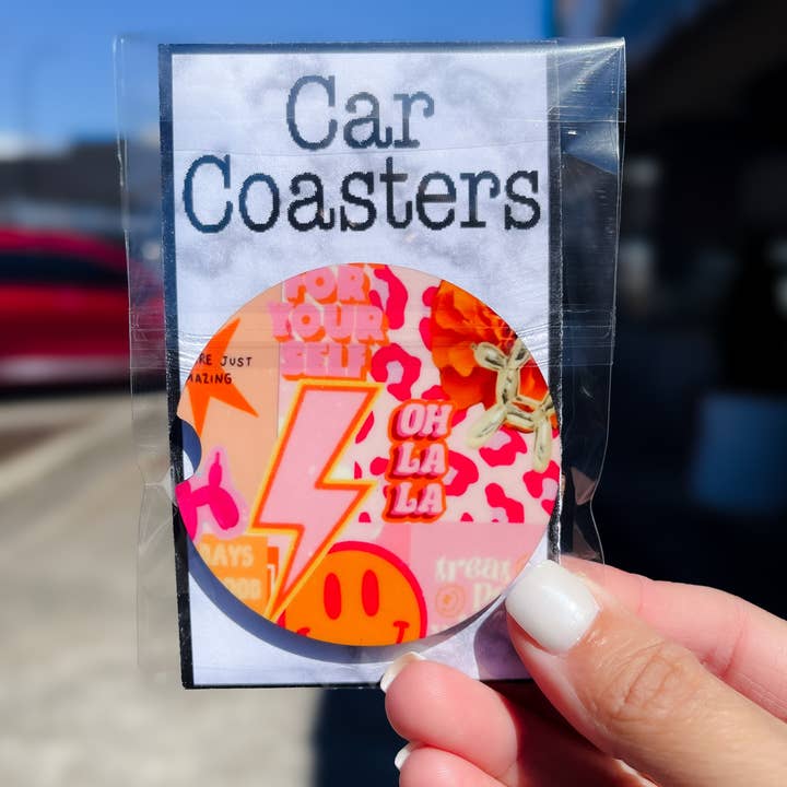 The Sassy Owl - Wholesale Car coaster – women's - Oh La La Car Coasters