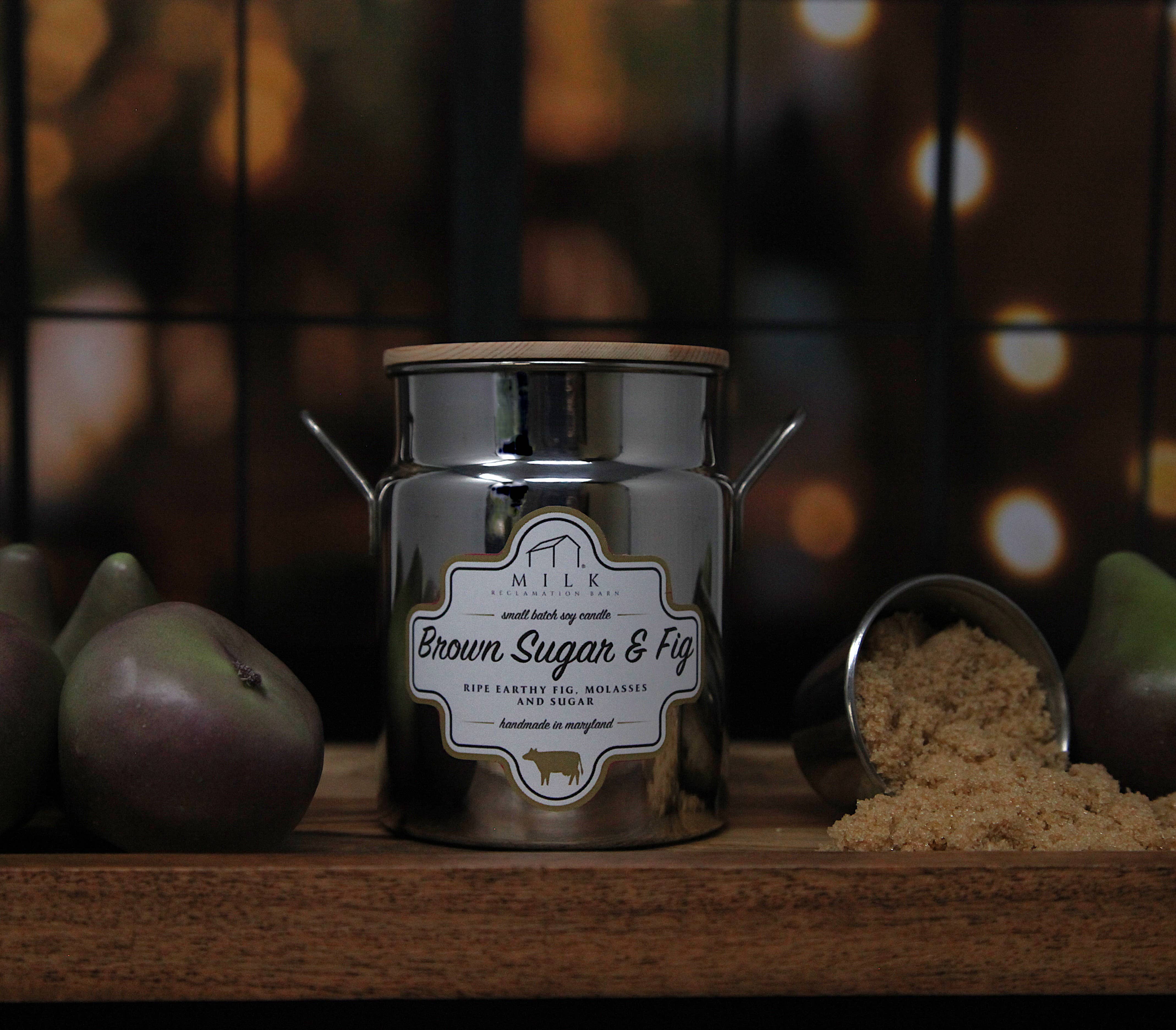 Milk Reclamation Barn - Wholesale Jar/Filled Candle - Stainless Milk Churn Candle - 12.5 oz60